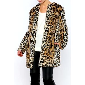 Elvina Leopard Coat